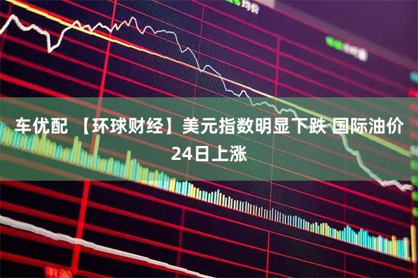 车优配 【环球财经】美元指数明显下跌 国际油价24日上涨